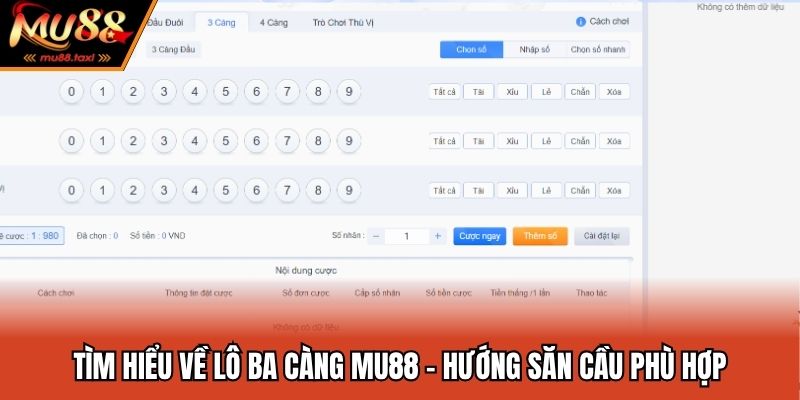 Tìm Hiểu Về Lô Ba Càng MU88 - Hướng Săn Cầu Phù Hợp 2 Tìm hiểu về lô ba càng chi tiết khái niệm